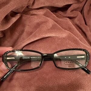 Coach Black Sparkle Eyeglasses